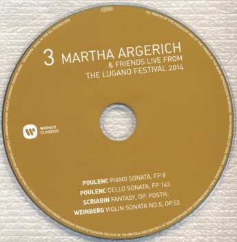 3CD/Coffret Martha Argerich And Friends: Live From Lugano 2014