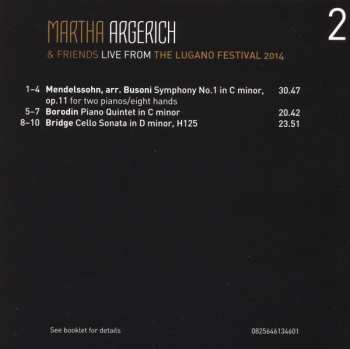 3CD/Coffret Martha Argerich And Friends: Live From Lugano 2014