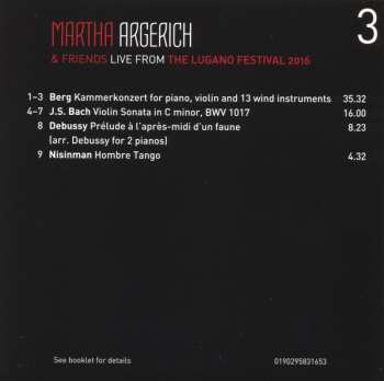 3CD/Coffret Martha Argerich And Friends: Live From Lugano 2016