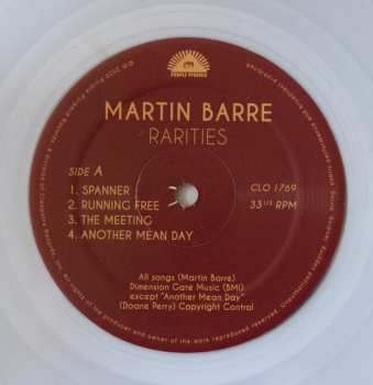 LP Martin Barre: Rarities LTD | CLR