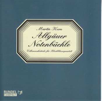 Album Martin Kern: Allgäuer Notenbüchle