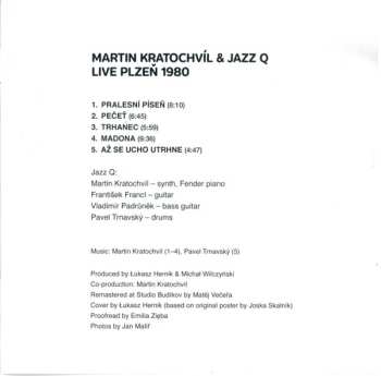 CD Jazz Q: Live Plzeň 1980