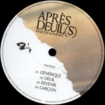 LP Martin Luminet: Après Deuil(s)