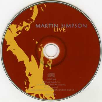 CD Martin Simpson: Live (Live At The Holywell Music Room, Oxford)