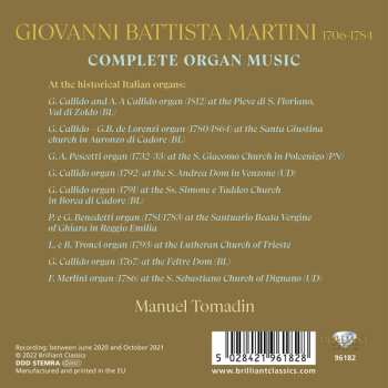 9CD/Coffret Manuel Tomadin: Complete Organ Music