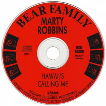 CD Marty Robbins: Hawaii's Calling Me