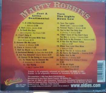 CD Marty Robbins: Just A Little Sentimental / Turn The Lights Down Low