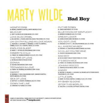 CD Marty Wilde: Bad Boy
