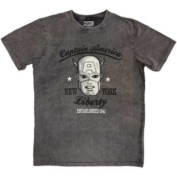 Merch Marvel Comics: Stone Wash T-shirt Captain America Est. 1941