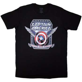 Merch Marvel Comics: T-shirt Captain America Brave New World Shield