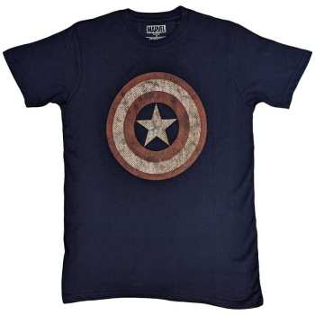Merch Marvel Comics: T-shirt Captain America Embroidered Shield