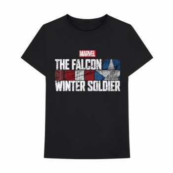 Merch Marvel Comics: T-shirt Falcon & Winter Soldier Text Logo Marvel Comics 