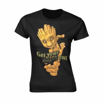 Merch Marvel Guardians Of The Galaxy Vol 2: T-shirt Femmes Groot - Dance