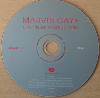2CD Marvin Gaye: Live In Montreux 1980