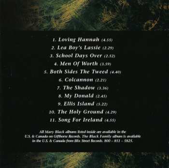 CD Mary Black: Song For Ireland