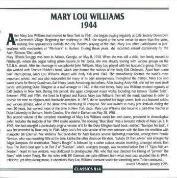 CD Mary Lou Williams: 1944