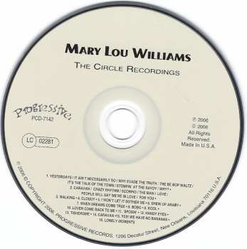 CD Mary Lou Williams: The Circle Recordings