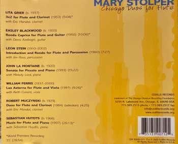 CD Mary Stolper: Chicago Duos For Flute