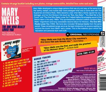 CD Mary Wells: The One Who Really Loves You - The Definitive Remastered Edition