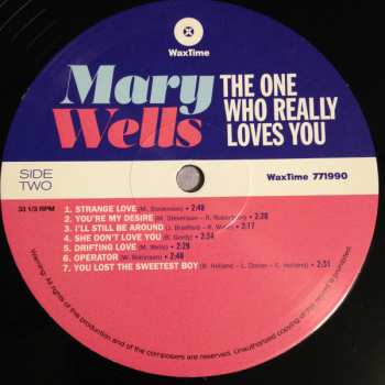 LP Mary Wells: The One Who Really Loves You LTD