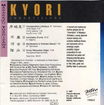 CD Masakazu Yoshizawa: Kyori - Innervisions