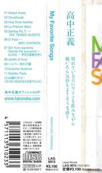 CD Masayoshi Takanaka: My Favorite Songs