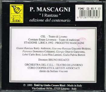 2CD Pietro Mascagni: I Rantzau (ediz. del Centenario)