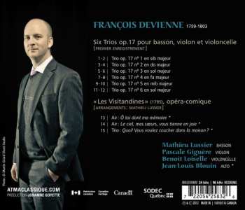 CD Mathieu Lussier: François Devienne - Six Trios, Op. 17