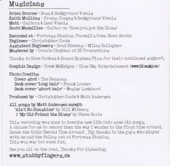 CD Matt Andersen: Second Time Around