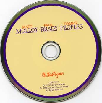 CD Matt Molloy: Matt Molloy • Paul Brady • Tommy Peoples