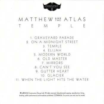 CD Matthew And The Atlas: Temple