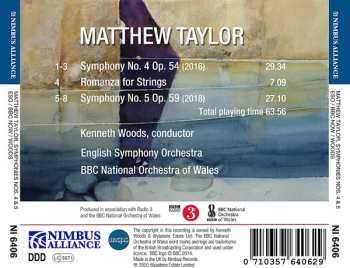 CD English Symphony Orchestra: Symphonies Nos. 4 & 5, Romanza For Strings