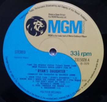 LP Maurice Jarre: Ryan's Daughter