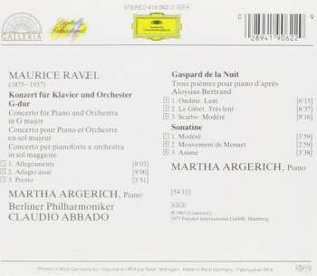 CD Berliner Philharmoniker: Klavierkonzert G-dur / Gaspar de La Nuit / Sonatine 