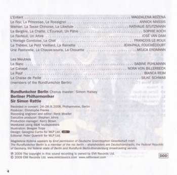 CD Berliner Philharmoniker: L'enfant Et Les Sortileges etc.