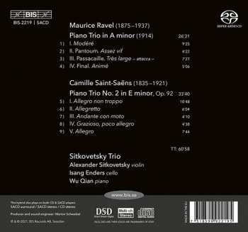 SACD Maurice Ravel: Piano Trios