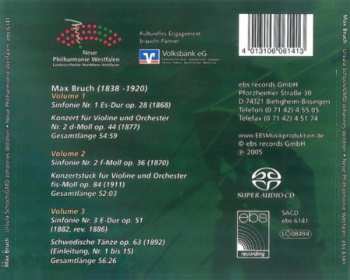 Coffret/3SACD Max Bruch: Der Romantische Sinfoniker (Gesamteinspielung Der Sinfonien)