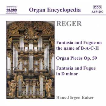 CD Max Reger: Organ Works Volume 3 - Fantasia And Fugue On The Name Of B-A-C-H, Organ Pieces Op. 59, Fantasia And Fugue In D Minor