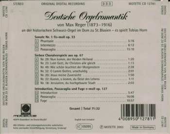 CD Max Reger: Deutsche Orgelromantik Von Max Reger Im Dom Zu St. Blasien