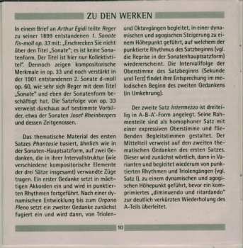 CD Max Reger: Deutsche Orgelromantik Von Max Reger Im Dom Zu St. Blasien