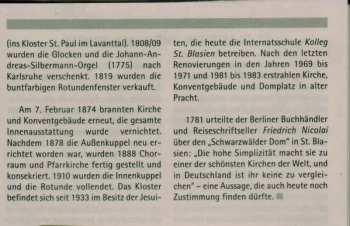 CD Max Reger: Deutsche Orgelromantik Von Max Reger Im Dom Zu St. Blasien