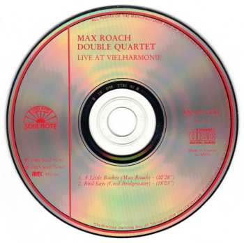 CD Max Roach Double Quartet: Live At Vielharmonie