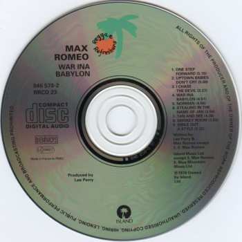 CD The Upsetters: War Ina Babylon