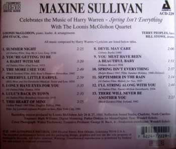 CD Maxine Sullivan: Spring Isn't Everything