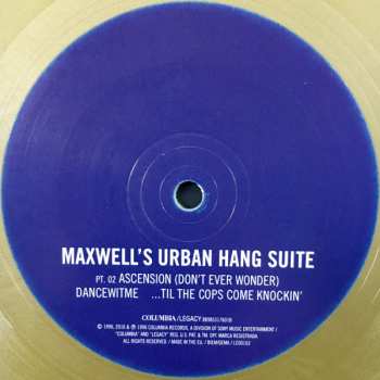 2LP Maxwell: Maxwell's Urban Hang Suite CLR | LTD