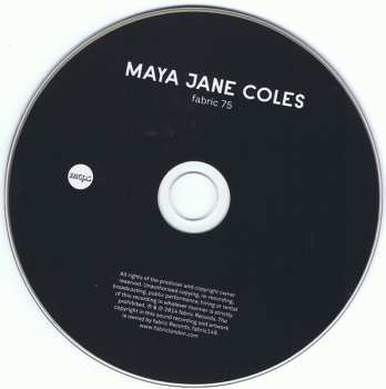 CD Maya Jane Coles: Fabric 75