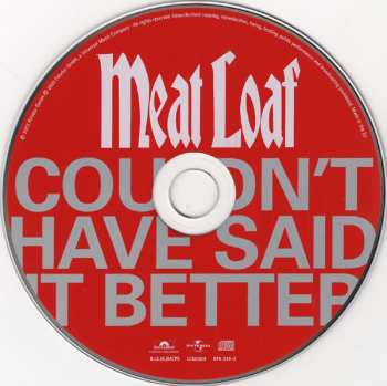 CD Meat Loaf: Couldn't Have Said It Better