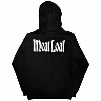 Marchandises Meat Loaf: Meat Loaf Unisex Pullover Hoodie: Bat Out Of Hell (back Print) (small) S
