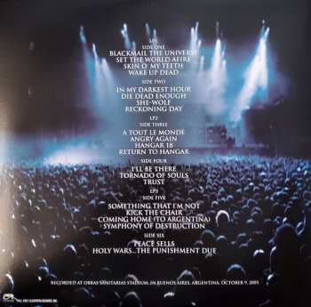 3LP Megadeth: A Night In Buenos Aires LTD