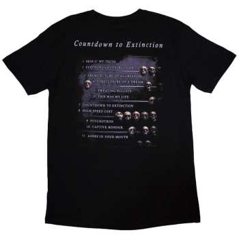 Marchandises Megadeth: Megadeth Unisex T-shirt: Countdown (back Print) (small) S